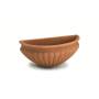 1 - Shell-shaped resin basket, 26 cm