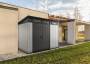 3 - Casetta in resina Artisan 9x7 colore grigio