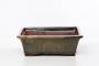 2 - Vaso bonsai smaltato rettangolare cm. 25