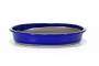 2 - Vaso bonsai ovale smaltato blu 28 cm