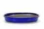 2 - Vaso bonsai ovale 31 cm smaltato blu