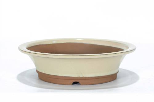 2 - Vaso bonsai smaltato tondo 32 cm
