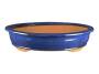 2 - Vaso bonsai smaltato ovale blu 62 cm
