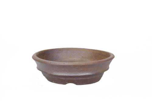 2 - Vaso bonsai kusamono in gres tondo cm. 13