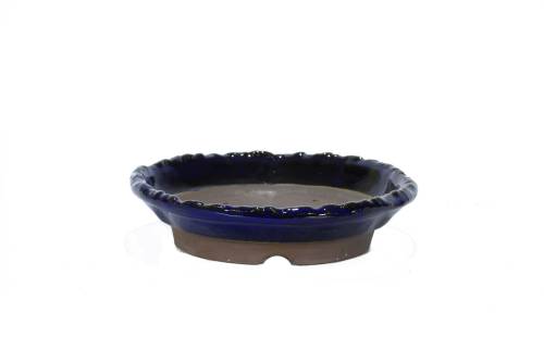 2 - Vaso bonsai kusamono smaltato cm. 18