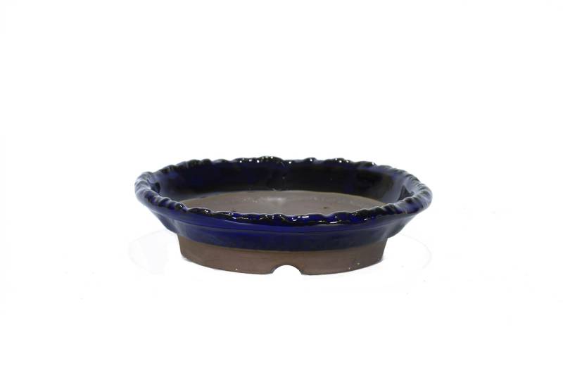 2 - Vaso bonsai kusamono smaltato cm. 18