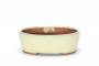 17 - Vaso bonsai smaltato ovale 29 cm. - in 3 varianti colore
