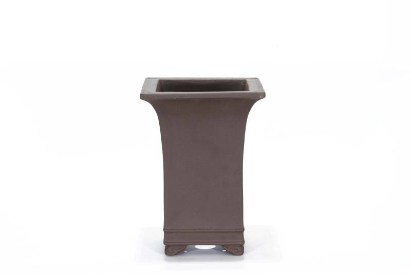 2 - Vaso bonsai in gres quadrato cm. 21