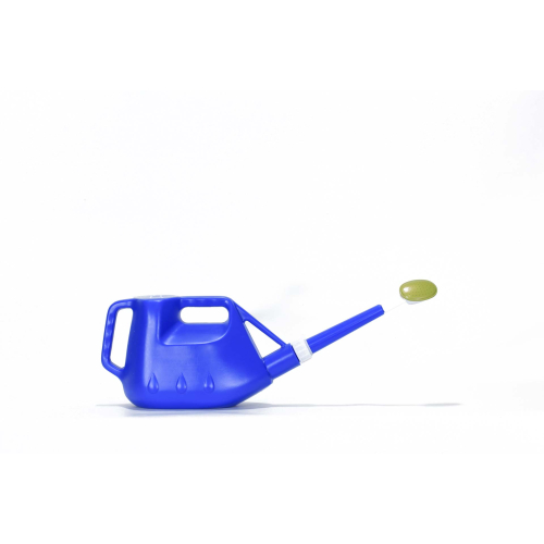 3 lt watering can for bonsai in blue plastic
