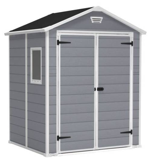 2 - Casetta in resina Manor 6x5 DD - cm. 185x152x h.226