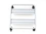 4 - Carrello sottovaso quadrato con ruote cm. 37