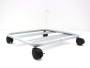 2 - Carrello sottovaso quadrato con ruote cm. 42
