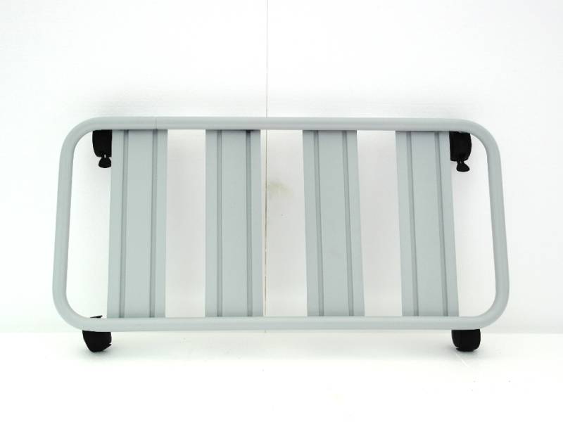 4 - Carrello sottovaso rettangolare profilo tubolare con ruote cm. 80