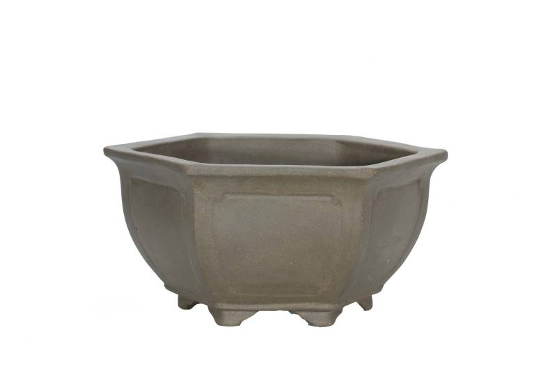 2 - Vaso bonsai in gres esagonale 46 cm