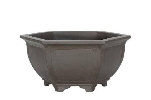 2 - Vaso bonsai in gres esagonale 56 cm