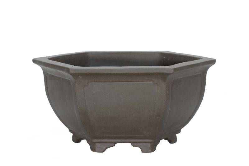 2 - Vaso bonsai in gres esagonale 56 cm