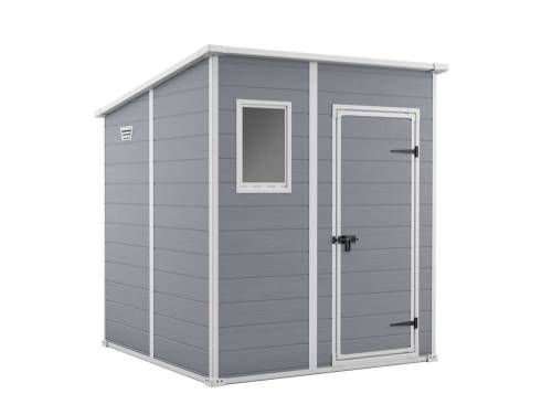 2 - Casetta in resina Manor Pent 6x6 - cm.183x175x h.200