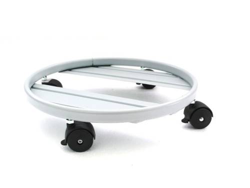 2 - Carrello sottovaso tondo con ruote cm. 35