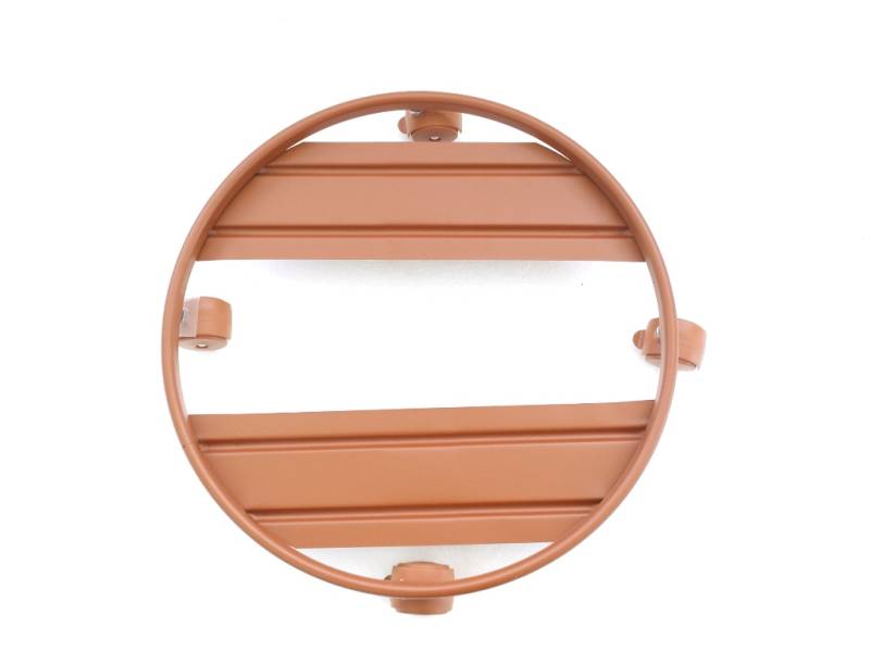 6 - Carrello sottovaso tondo con ruote cm. 35