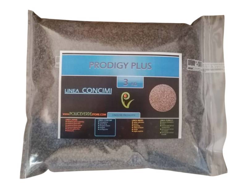 2 - Concime organico Prodigy Plus 3 Kg.