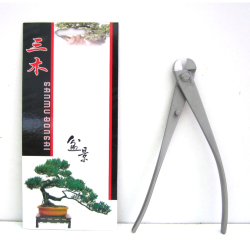 Bonsai wire cutter in brushed steel mm. 180