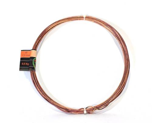 2 - Filo rame per bonsai mm. 2,5 - matassa 500 gr.