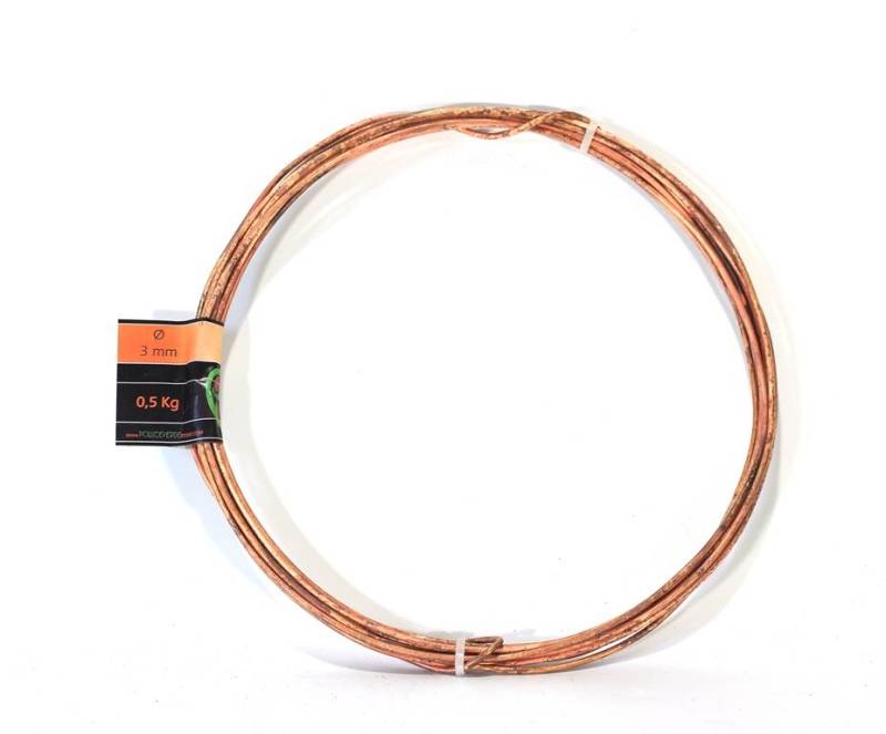 2 - Filo rame per bonsai mm. 3 - matassa 500 gr.