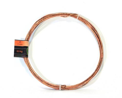 2 - Filo rame per bonsai mm. 4 - matassa 500 gr.