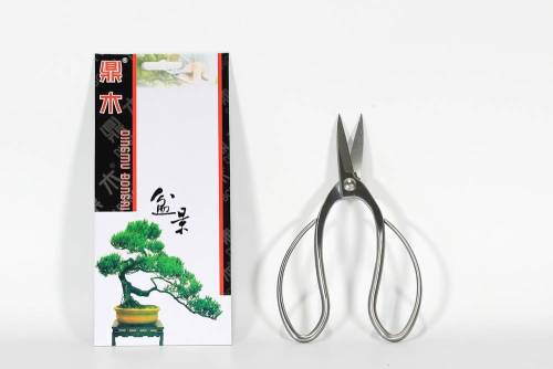 2 - Forbice bonsai per radici in acciaio satinato mm. 195