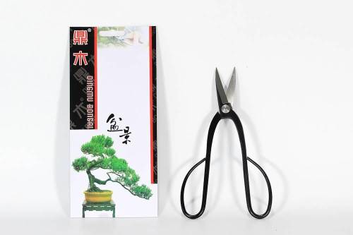 2 - Forbice bonsai per rametti a manico curvo mm. 200