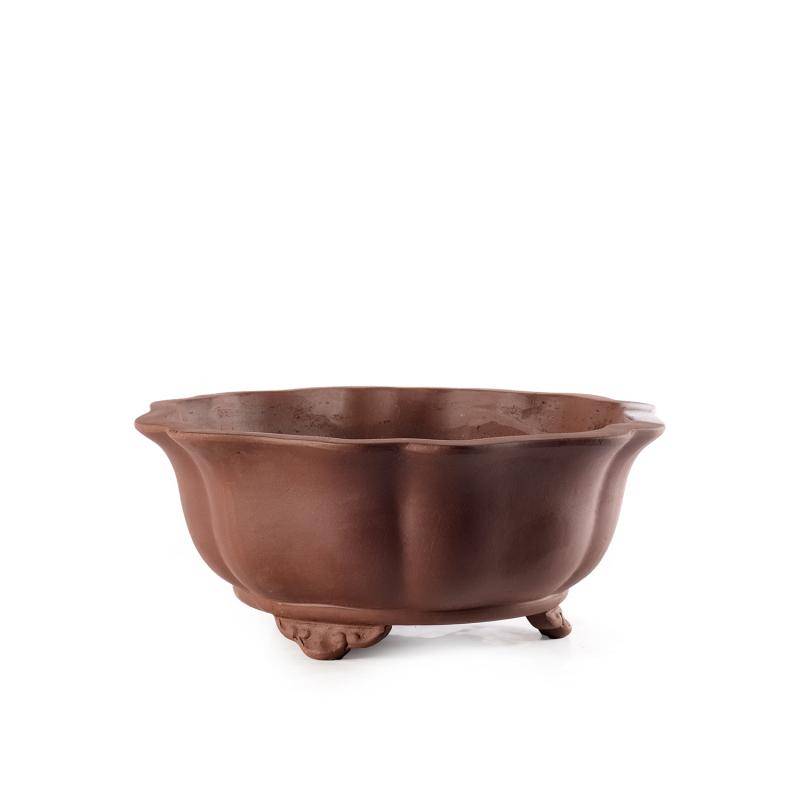 1 - Vaso bonsai in gres fior di loto 28 cm.