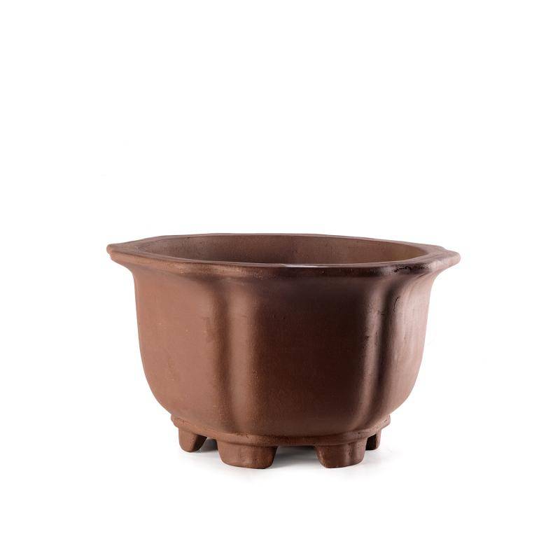 1 - Vaso bonsai in gres fior di loto 39 cm.