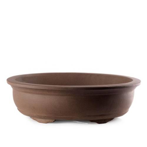 1 - Vaso bonsai in gres ovale 48 cm.