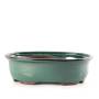 1 - Vaso bonsai smaltato ovale cm. 39