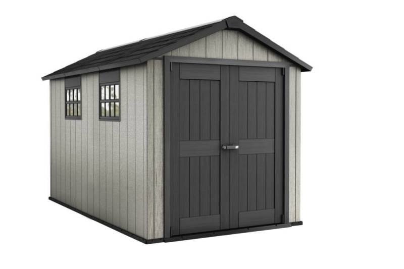 2 - Casetta in resina Oakland 7511 colore grigio