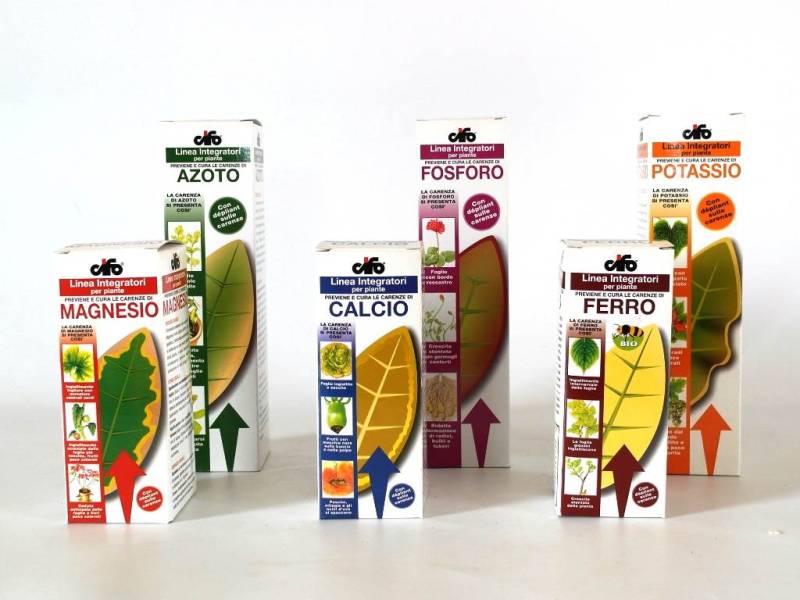2 - Kit Integratori piante e bonsai per carenze microelementi - 6 Prodotti