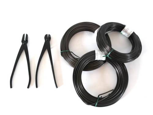 2 - Kit per Filatura Bonsai - 2 attrezzi e 3 matassa di filo