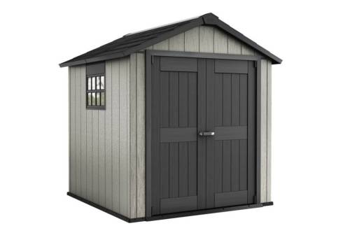 2 - Casetta in resina Oakland 757 colore grigio