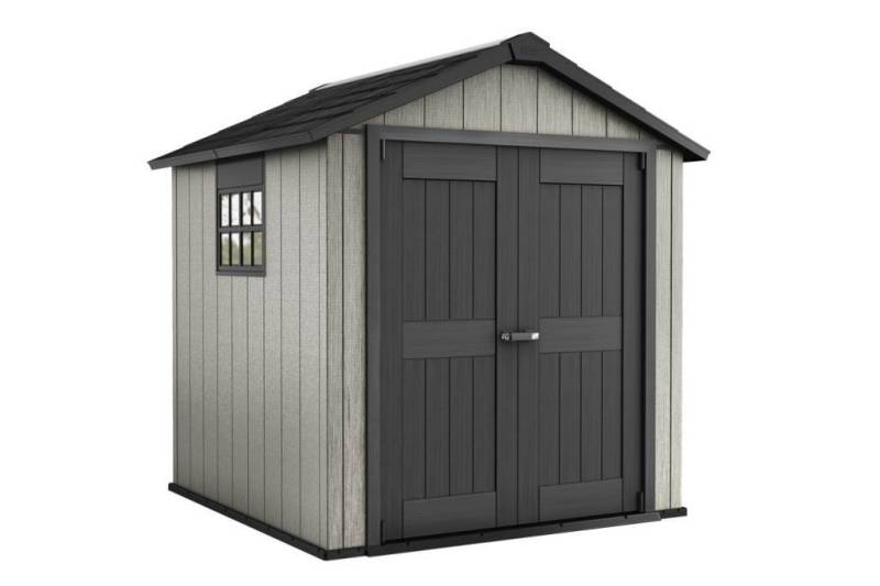 2 - Casetta in resina Oakland 757 colore grigio