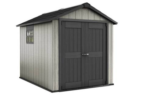 2 - Casetta in resina Oakland 759 colore grigio