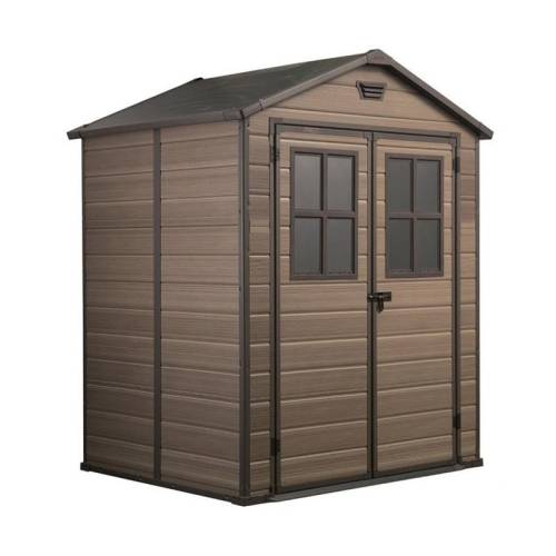 Casetta in resina Scala 6x5 DD colore noce