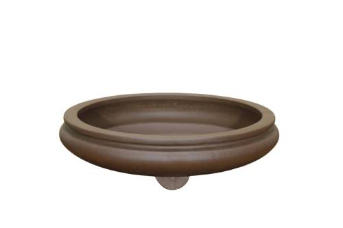 1 - Vaso bonsai in gres tondo cm. 25