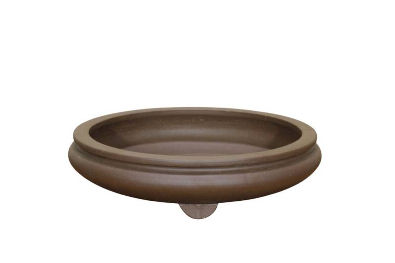 1 - Vaso bonsai in gres tondo cm. 25