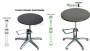 4 - Tavolo professionale da lavoro tondo per Bonsai Green-T