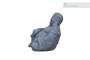3 - Statua Buddha della Felicità in ceramica – Budai sorridente - altezza 19 cm.