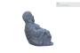 5 - Statua Buddha della Felicità in ceramica – Budai sorridente - altezza 19 cm.