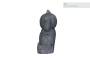 3 - Statua Maneki-neko in ceramica – Gatto portafortuna - altezza 21 cm.