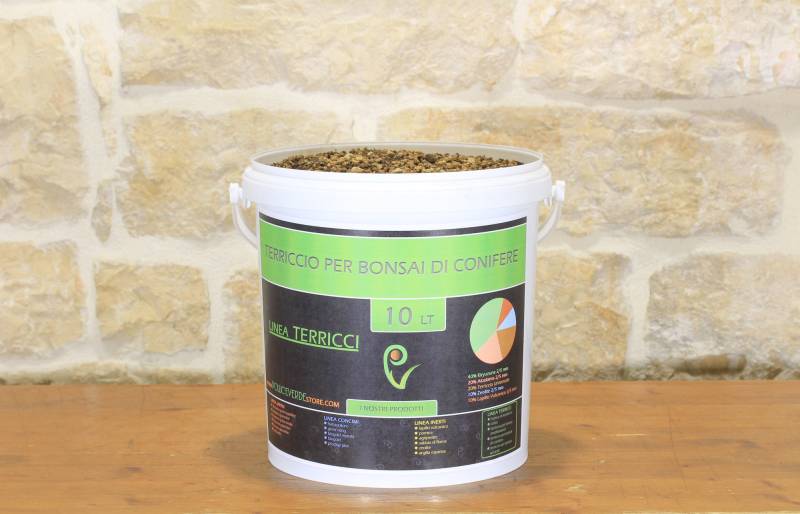2 - Terriccio pronto per bonsai di conifere - confezione da 10 lt.