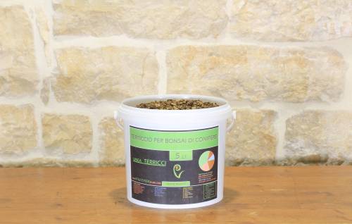 2 - Terriccio pronto per bonsai di conifere - confezione da 5 lt.
