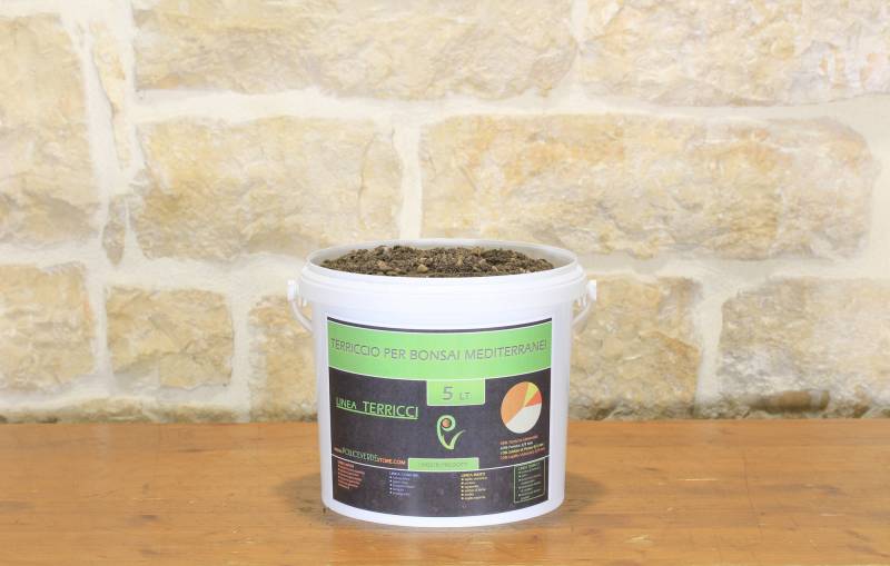 2 - Terriccio pronto per bonsai mediterranei - confezione da 5 lt.